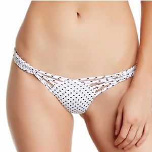 Frankie’s Bikinis “Mary Jane” bottom polka dot S
